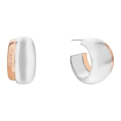 Calvin Klein Bijoux Boucles oreilles Calvin Klein Refine - 35000614 Acier Argent, Doré rose | Femme Boucles D'Oreilles