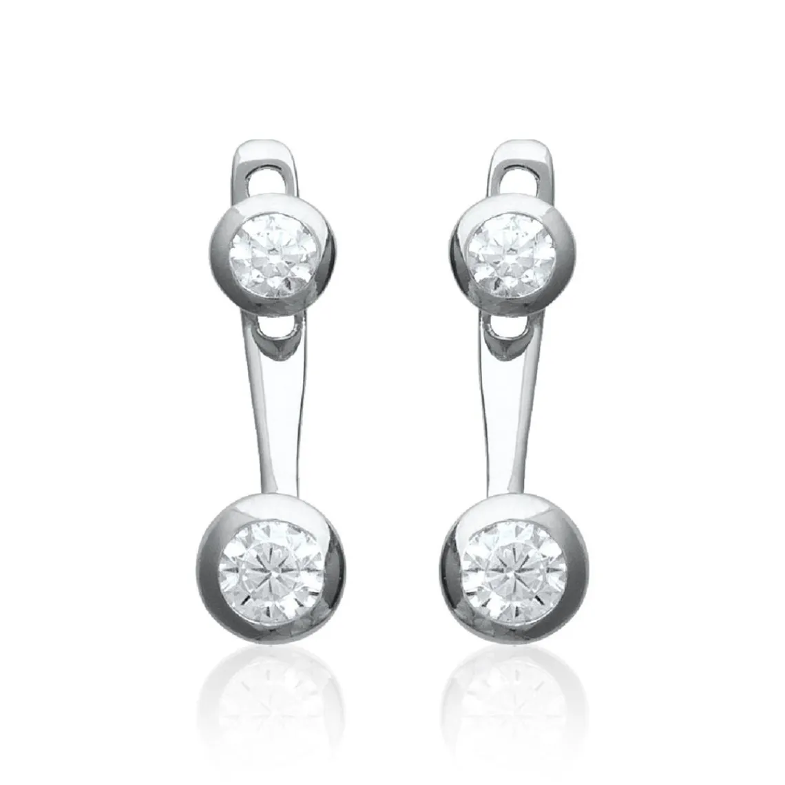 Maison de la Bijouterie Boucles oreilles femme Argent Oxyde de zirconium Z5ZVZZ0 | Femme Boucles D'Oreilles