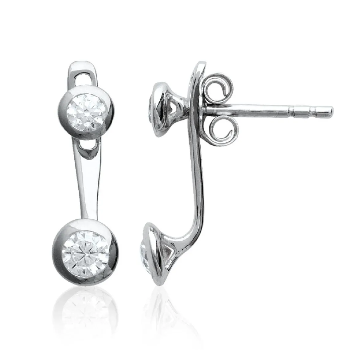 Maison de la Bijouterie Boucles oreilles femme Argent Oxyde de zirconium Z5ZVZZ0 | Femme Boucles D'Oreilles