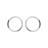 Maison de la Bijouterie Boucles oreilles femme fantaisie anneau Argent W5Y3Z00 | Femme Boucles D'Oreilles