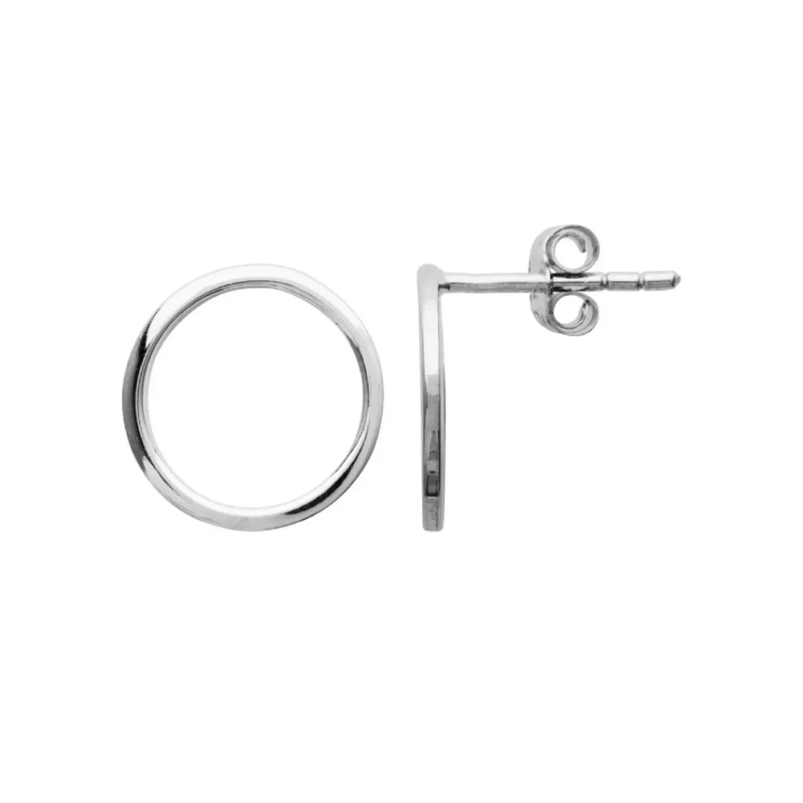 Maison de la Bijouterie Boucles oreilles femme fantaisie anneau Argent W5Y3Z00 | Femme Boucles D'Oreilles