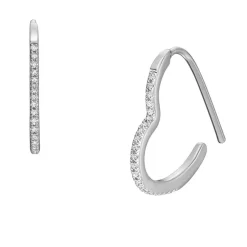 Fossil Bijoux Boucles oreilles - JA7230040 - Laiton Argent | Femme Boucles D'Oreilles