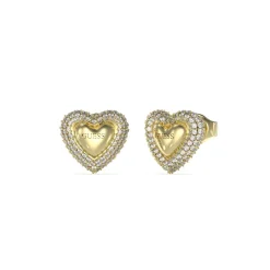 Guess Bijoux Boucles oreilles Beloved JUBE05020JWYG Acier Doré | Femme Boucles D'Oreilles