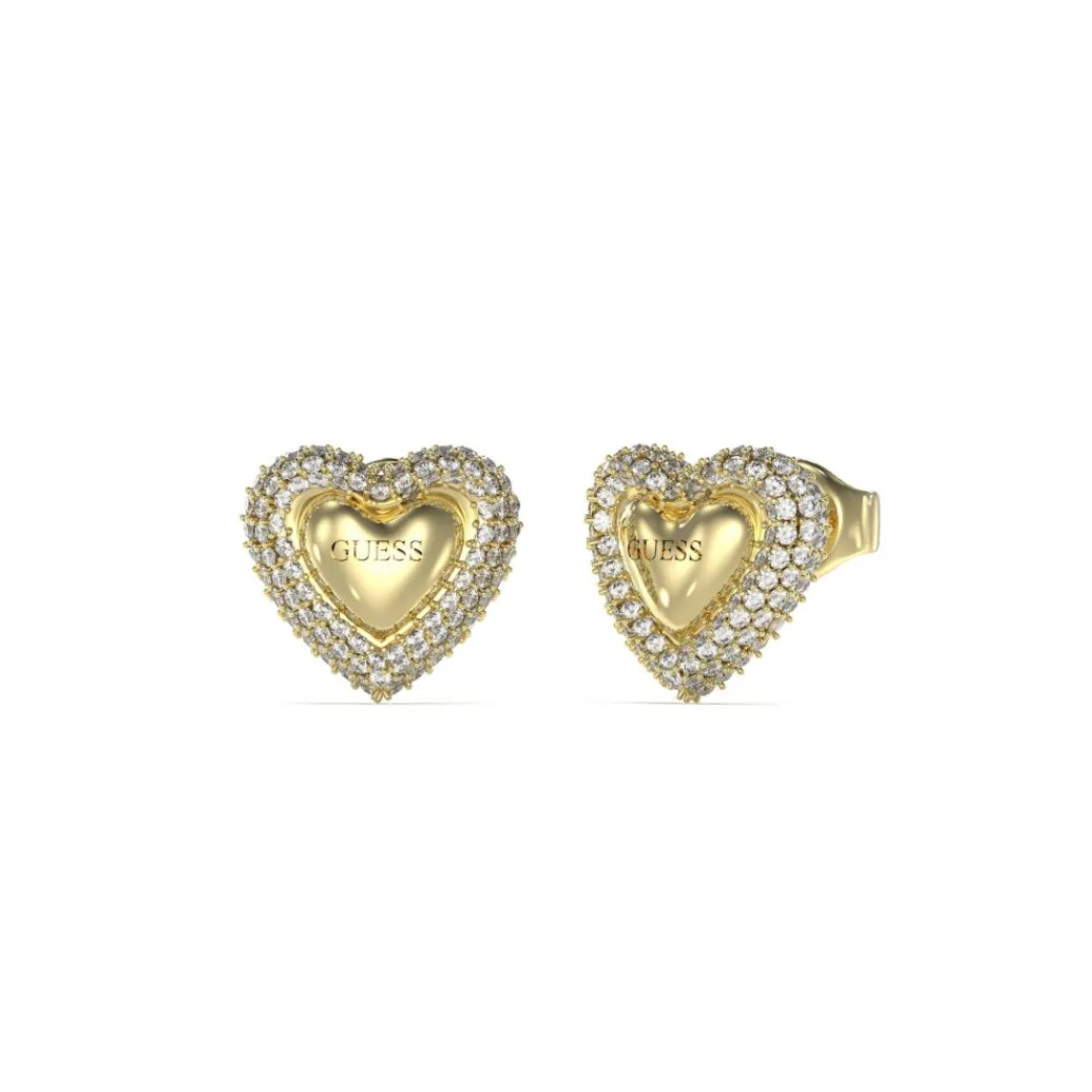Guess Bijoux Boucles oreilles Beloved JUBE05020JWYG Acier Doré | Femme Boucles D'Oreilles
