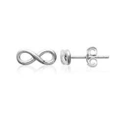 Maison de la Bijouterie Boucles oreilles infinity Argent W4UVY00 | Femme Boucles D'Oreilles