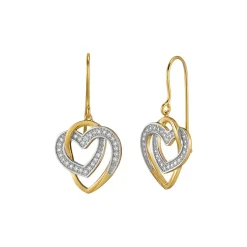 Jourdan Boucles oreilles AMK056 - ROXANE - Argent Doré | Femme Boucles D'Oreilles
