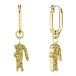 Lacoste Boucles oreilles Crocodile - 2040364 Acier Doré | Femme Boucles D'Oreilles