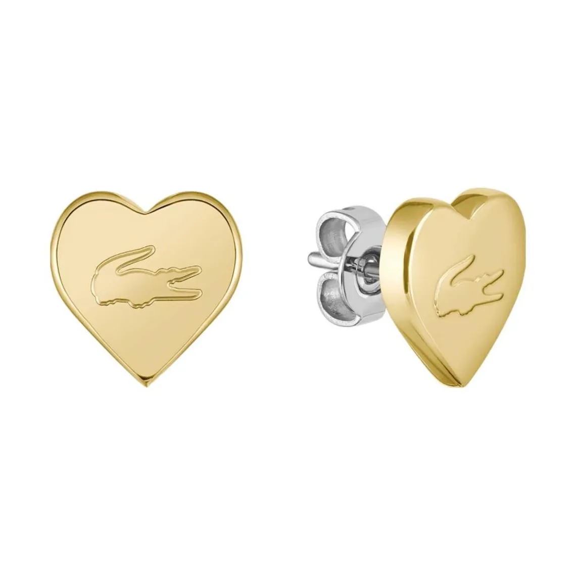 Lacoste Boucles oreilles Love My Croc - 2040401 Acier Doré | Femme Boucles D'Oreilles