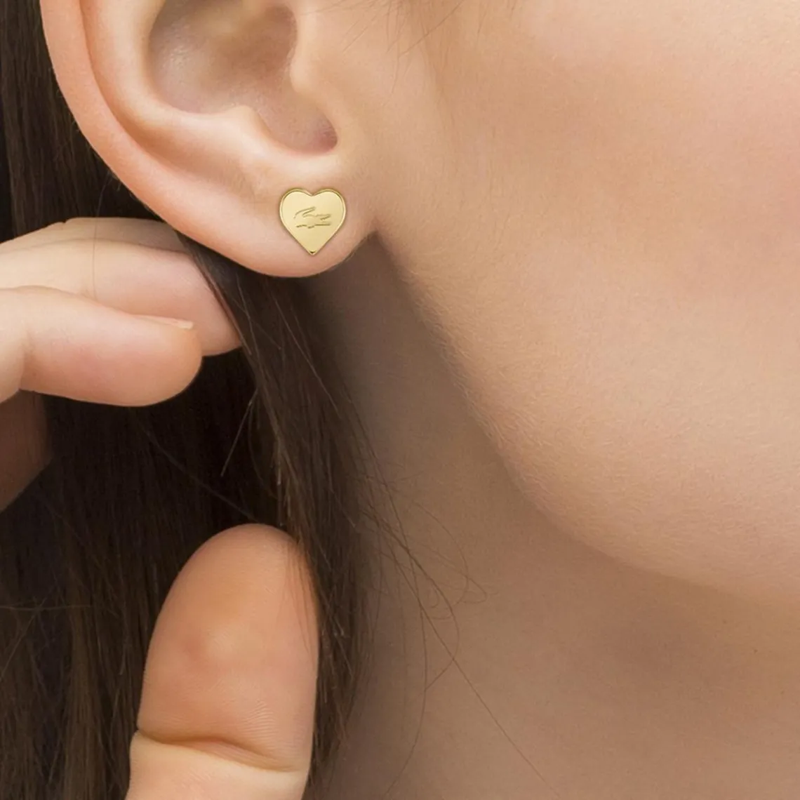 Lacoste Boucles oreilles Love My Croc - 2040401 Acier Doré | Femme Boucles D'Oreilles