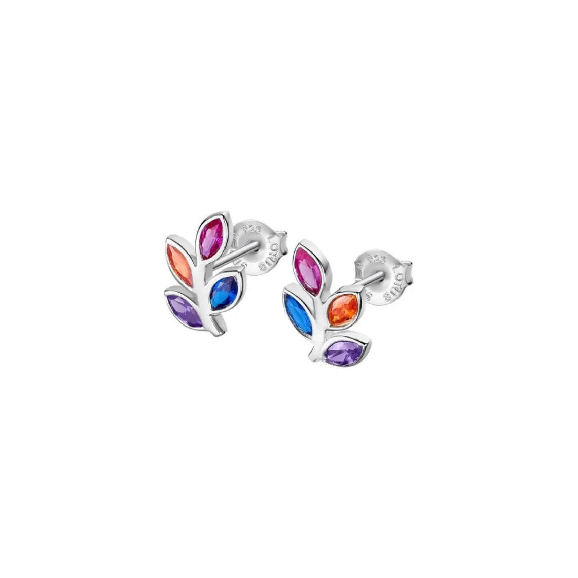 Lotus Silver Boucles oreilles Rainbow LP3523-4-1 Argent Multicolore | Femme Boucles D'Oreilles