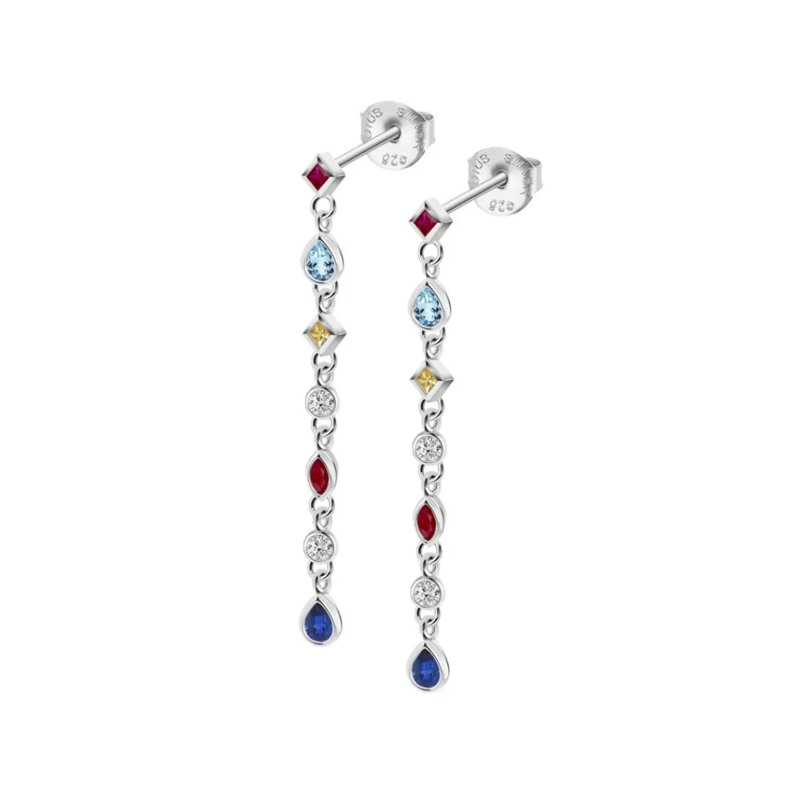 Lotus Silver Boucles oreilles Colors - LP3734-4-2 | Femme Boucles D'Oreilles