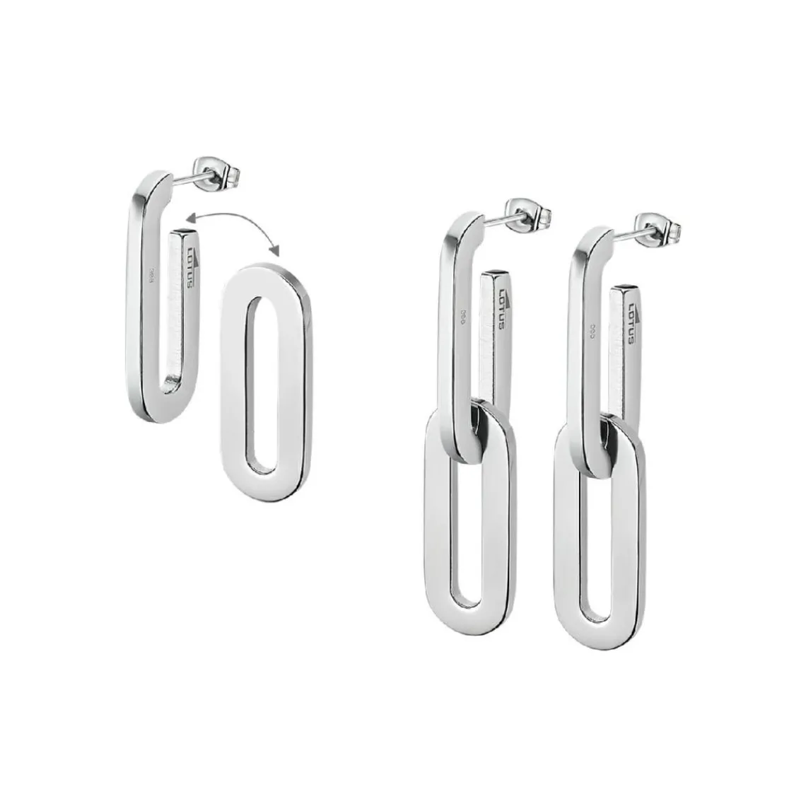 Lotus Style Bijoux Boucles oreilles Urban Woman - LS2425-4-1 Acier | Femme Boucles D'Oreilles