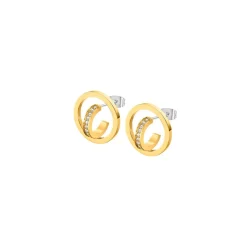 Lotus Style Bijoux Boucles oreilles Urban Woman LS2321-4-2 Acier doré | Femme Boucles D'Oreilles