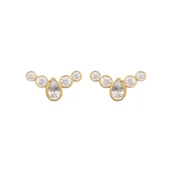 Maison de la Bijouterie Boucles oreilles Sensimio Y3036ZZ0 Plaqué or | Femme Boucles D'Oreilles