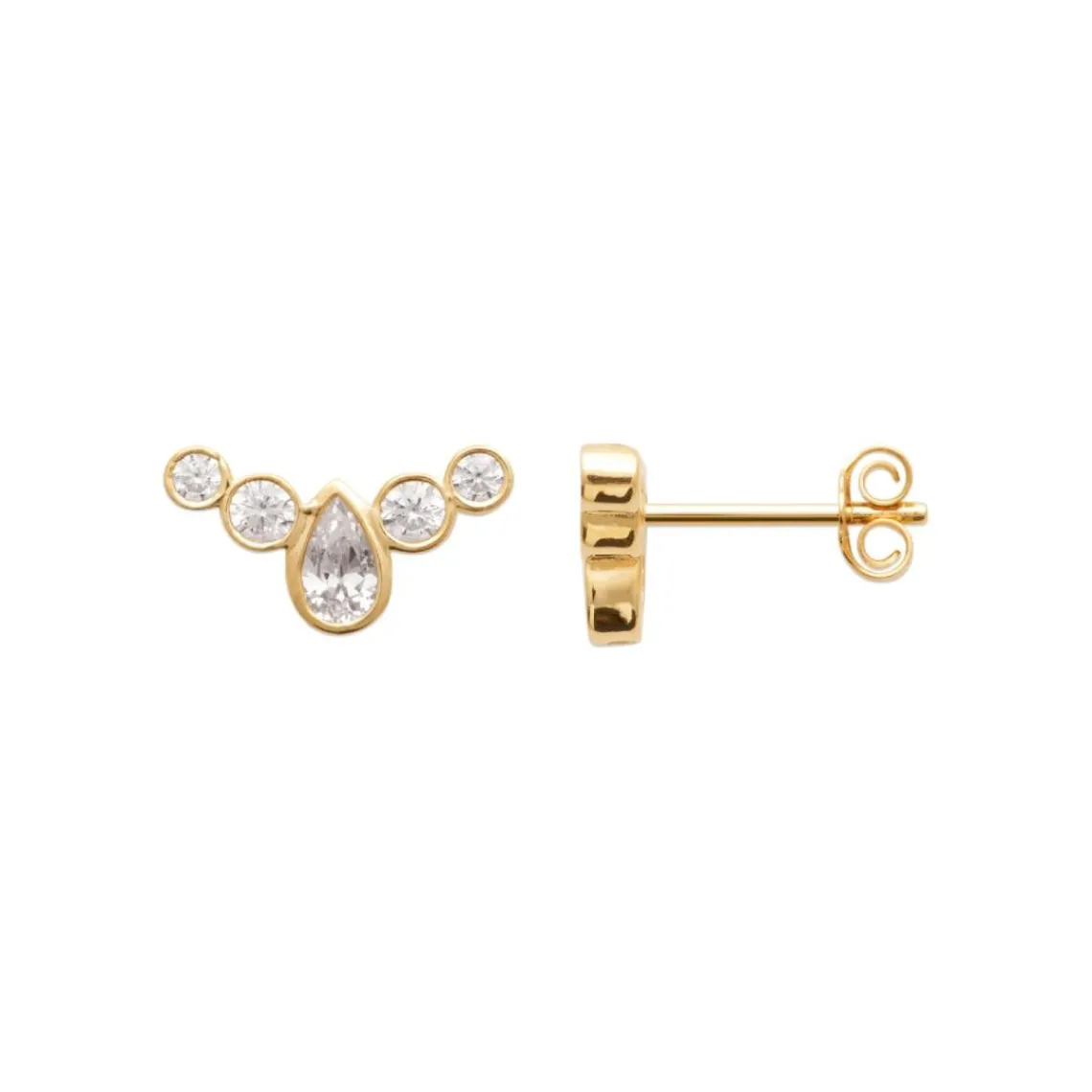 Maison de la Bijouterie Boucles oreilles Sensimio Y3036ZZ0 Plaqué or | Femme Boucles D'Oreilles