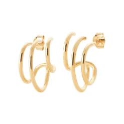 Maison de la Bijouterie Boucles oreilles Sensimio Y3035Y00 Plaqué or | Femme Boucles D'Oreilles