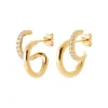 Maison de la Bijouterie Boucles oreilles Sensimio Y3035ZZ0 Plaqué or | Femme Boucles D'Oreilles