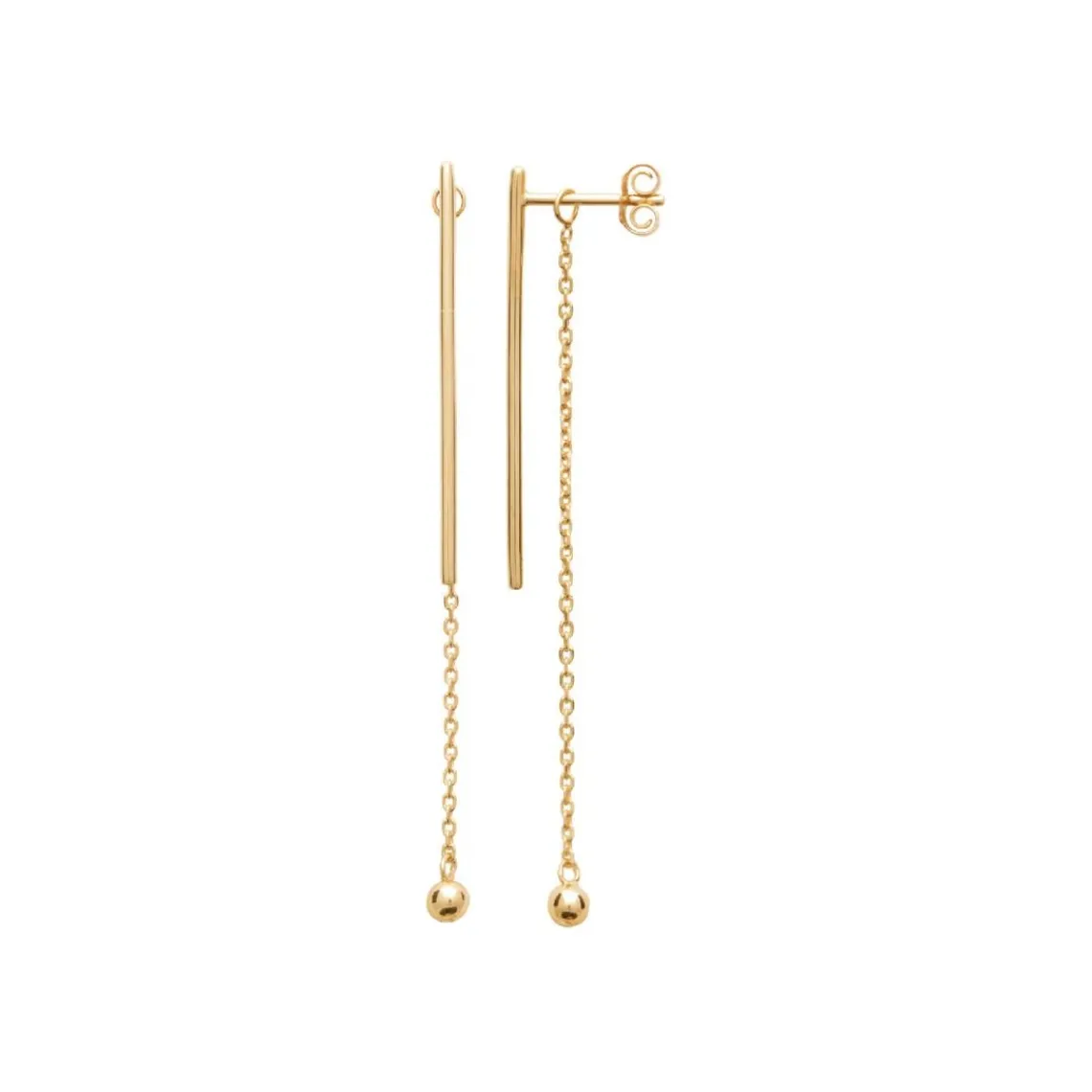 Maison de la Bijouterie Boucles oreilles Sensimio Y3034500 Plaqué or | Femme Boucles D'Oreilles
