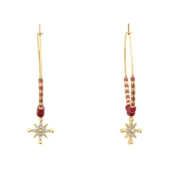 Pierre Lannier Bijoux Boucles oreilles Antharea - BJ25A2251 Acier Doré | Femme Boucles D'Oreilles
