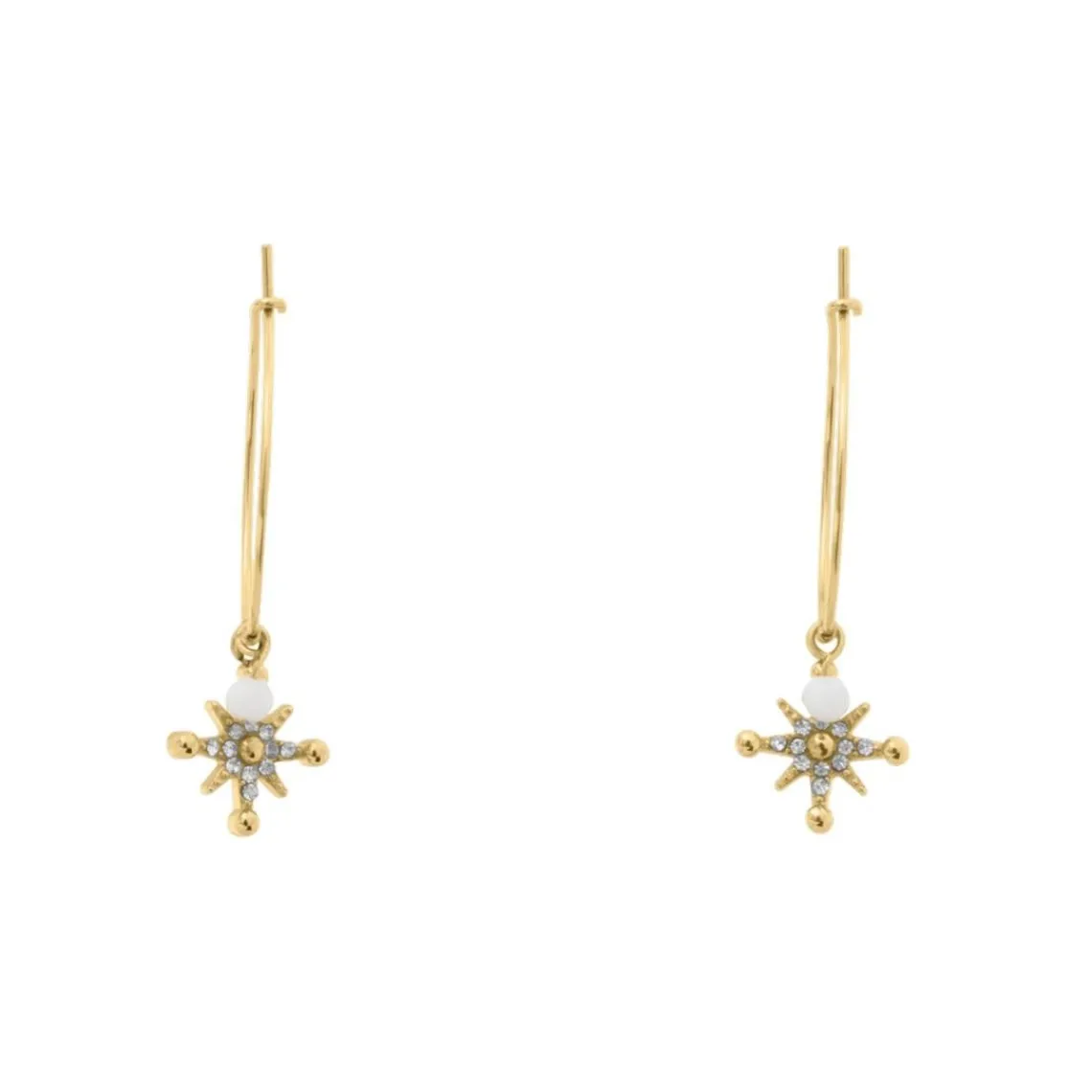 Pierre Lannier Bijoux Boucles oreilles Australe - BJ22A2211 Acier Doré | Femme Boucles D'Oreilles