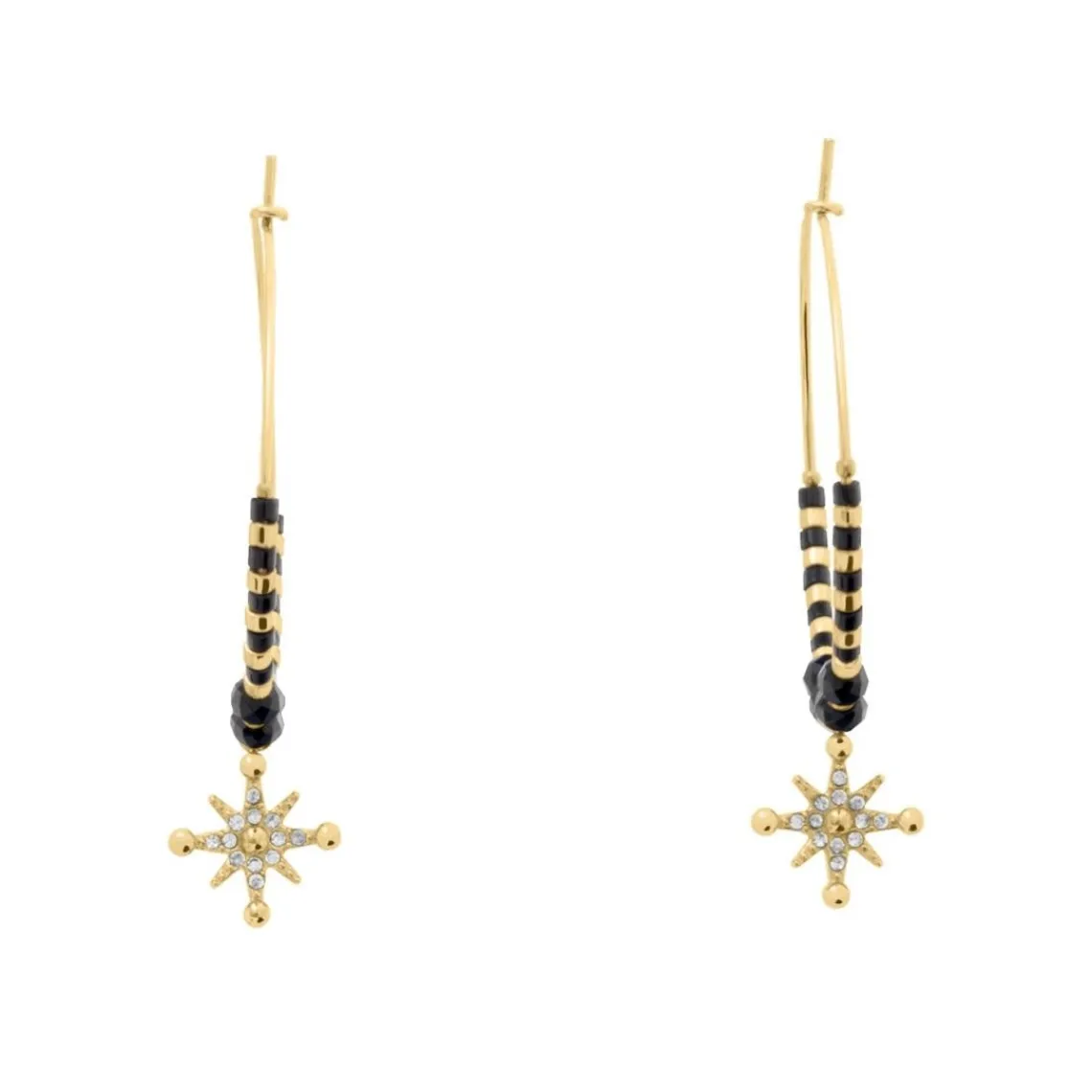 Pierre Lannier Bijoux Boucles oreilles Antharea - BJ25A2231 Acier Doré | Femme Boucles D'Oreilles