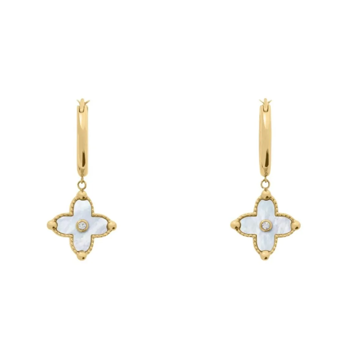 Pierre Lannier Bijoux Boucles oreilles Rubya - BJ23A6211 Acier Doré | Femme Boucles D'Oreilles