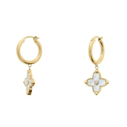 Pierre Lannier Bijoux Boucles oreilles Rubya - BJ23A6211 Acier Doré | Femme Boucles D'Oreilles