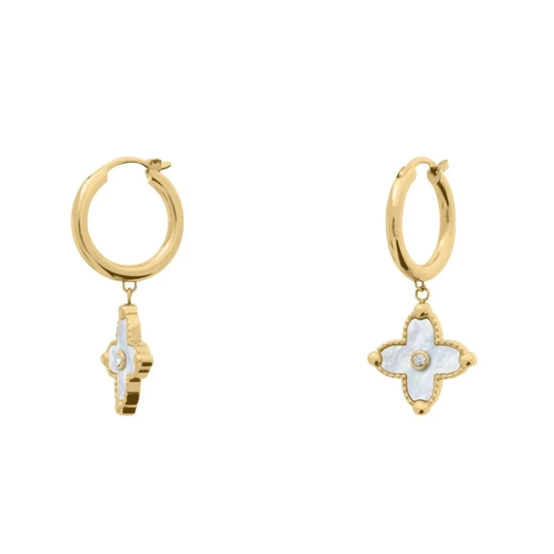 Pierre Lannier Bijoux Boucles oreilles Rubya - BJ23A6211 Acier Doré | Femme Boucles D'Oreilles