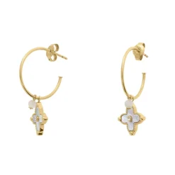 Pierre Lannier Bijoux Boucles oreilles Rubya - BJ23A2211 Acier Doré | Femme Boucles D'Oreilles
