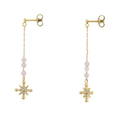 Pierre Lannier Bijoux Boucles oreilles Australe - BJ22A6251 Acier Doré | Femme Boucles D'Oreilles
