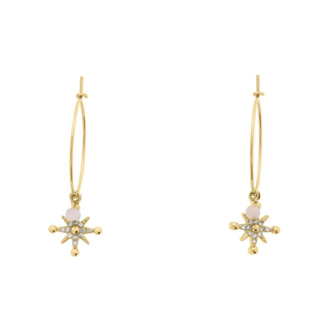 Pierre Lannier Bijoux Boucles oreilles Australe - BJ22A2251 Acier Doré | Femme Boucles D'Oreilles