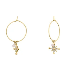 Pierre Lannier Bijoux Boucles oreilles Australe - BJ22A2251 Acier Doré | Femme Boucles D'Oreilles