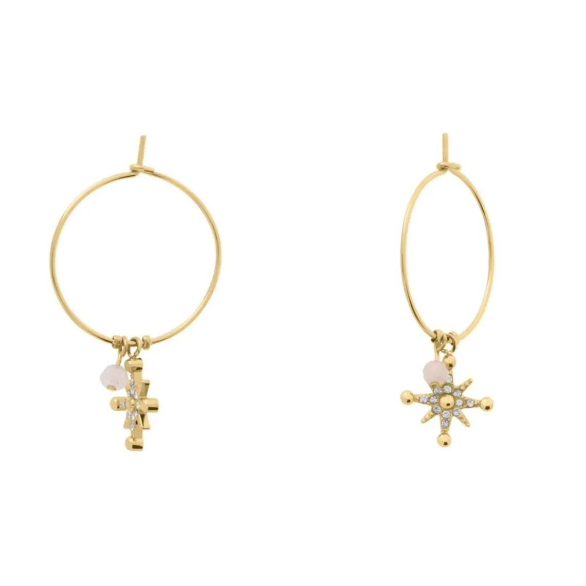 Pierre Lannier Bijoux Boucles oreilles Australe - BJ22A2251 Acier Doré | Femme Boucles D'Oreilles