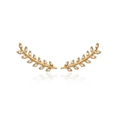 Maison de la Bijouterie Boucles oreilles épi plaqué or Y5ZZ3Z0 | Femme Boucles D'Oreilles