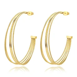 Pixies Bijoux Boucles oreilles Sunshine - PEZ0062-1UNI Acier | Femme Boucles D'Oreilles