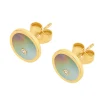 Pixies Bijoux Boucles oreilles - PEP0042-1MOG Acier Gris | Femme Boucles D'Oreilles