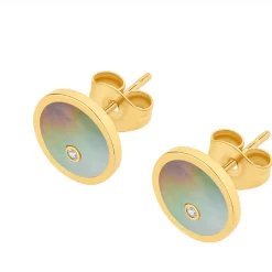Pixies Bijoux Boucles oreilles - PEP0042-1MOG Acier Gris | Femme Boucles D'Oreilles
