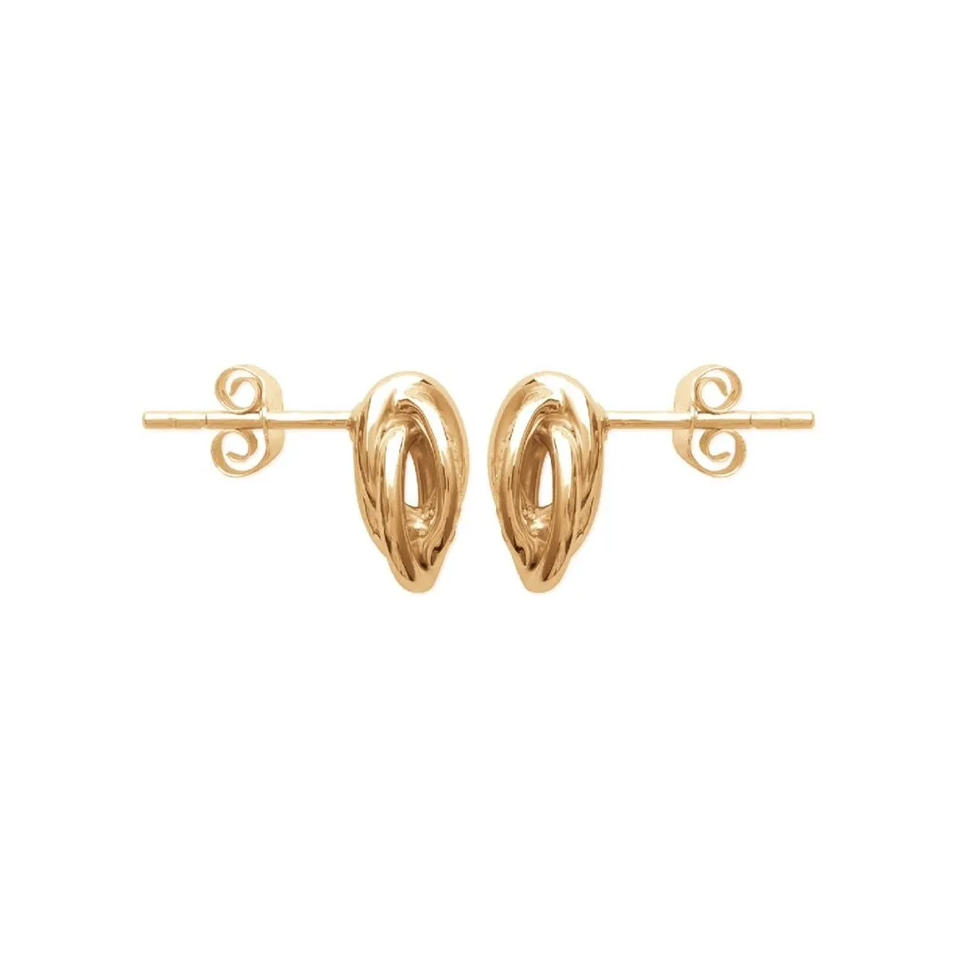 Maison de la Bijouterie Boucles oreilles plaqué or fantaisie oxyde zirconium Y506UZZ | Femme Boucles D'Oreilles