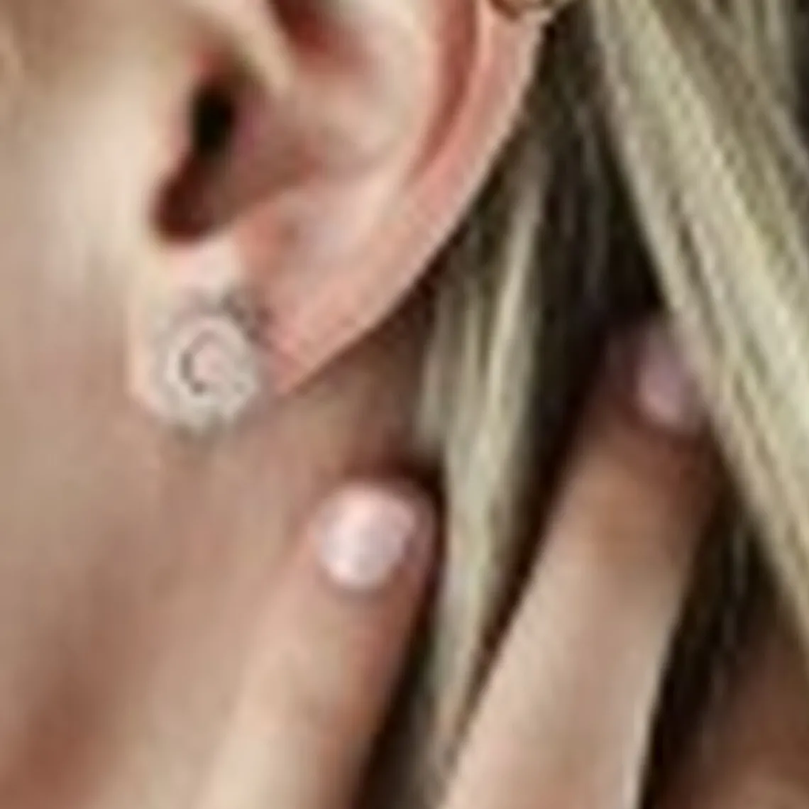Maison de la Bijouterie Boucles oreilles puces soleil Argent W564V00 | Femme Boucles D'Oreilles