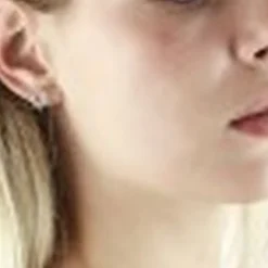 Maison de la Bijouterie Boucles oreilles puces soleil Argent W564V00 | Femme Boucles D'Oreilles