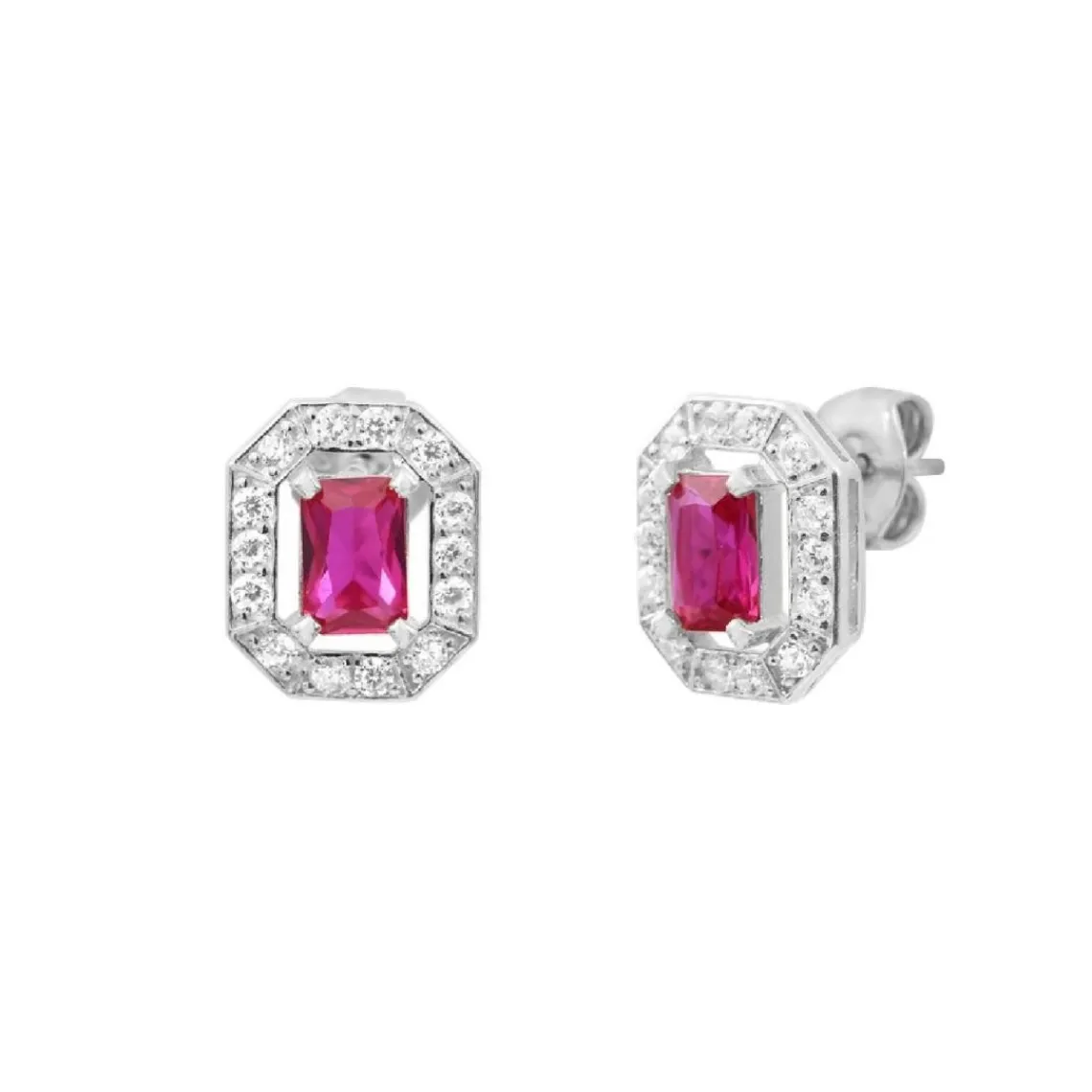 RKG Bijoux Boucles oreilles Romy - VINE02RHO Argent | Femme Boucles D'Oreilles