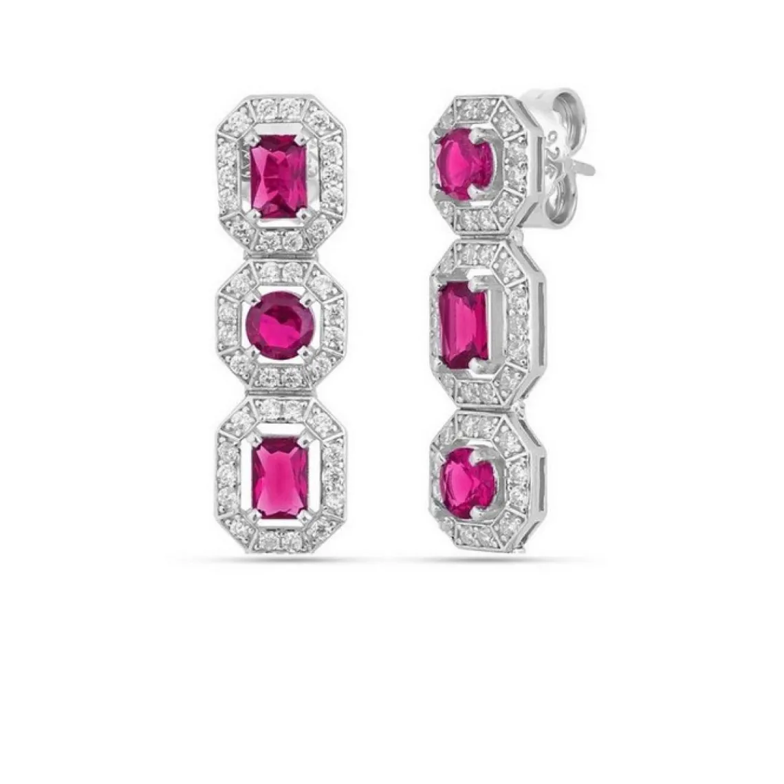 RKG Bijoux Boucles oreilles Romy - RGKROEA0010 Argent | Femme Boucles D'Oreilles