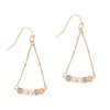 Sloya Boucles oreilles Piana en Pierres de Lune | Femme Boucles D'Oreilles
