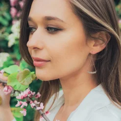 Sloya Boucles oreilles Piana en pierres Labradorite | Femme Boucles D'Oreilles