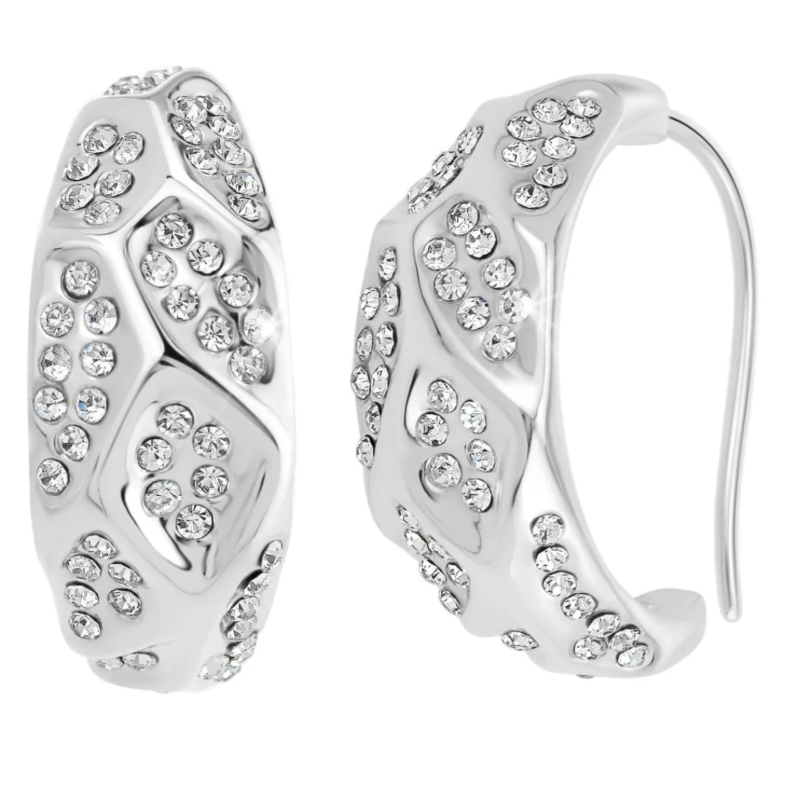 So Charm Bijoux Boucles Oreilles So Charm - B4010-ARGENT - Boucles D'Oreilles Argentées | Femme Boucles D'Oreilles