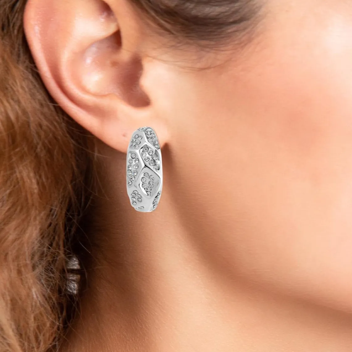 So Charm Bijoux Boucles Oreilles So Charm - B4010-ARGENT - Boucles D'Oreilles Argentées | Femme Boucles D'Oreilles