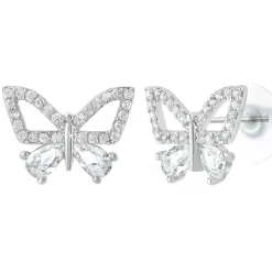So Charm Bijoux Boucles Oreilles So Charm - B3129-ARGENT-BO - Boucles D'Oreilles Argentées | Femme Boucles D'Oreilles