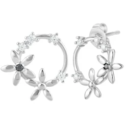 So Charm Bijoux Boucles Oreilles So Charm - BD2296-ARGENT-DIAMANT - Boucles D'Oreilles Argentées | Femme Boucles D'Oreilles
