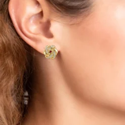 So Charm Bijoux Boucles Oreilles So Charm - BD2034-DORE-BO-RUBY - Boucles D'Oreilles Dorées | Femme Boucles D'Oreilles