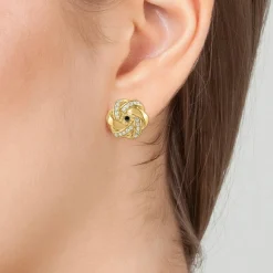 So Charm Bijoux Boucles Oreilles So Charm - BD2034-DORE-BO-DIAMANT - Boucles D'Oreilles Dorées | Femme Boucles D'Oreilles
